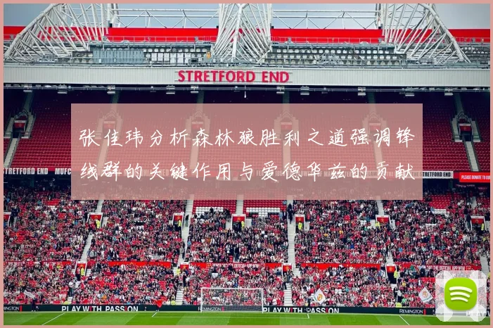 张佳玮分析森林狼胜利之道强调锋线群的关键作用与爱德华兹的贡献